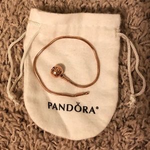 Pandora Rose gold bracelet essence